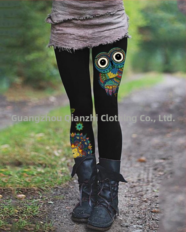 2022 őszi, határokon átnyúló külkereskedelemmel foglalkozó európai és amerikai divatos, kefélt mintás, karcsúsító csizmanadrág, női ruházat