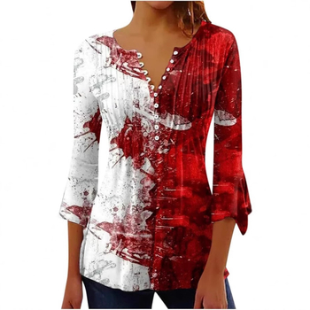 Vieneilis laisvas moteriškas tiesioginės didmeninės prekybos tendencija 3D skaitmeninio spausdinimo mados moteriškas V formos iškirptės puskardiganas