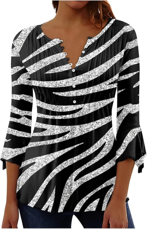 Vieneilis laisvas moteriškas tiesioginės didmeninės prekybos tendencija 3D skaitmeninio spausdinimo mados moteriškas V formos iškirptės puskardiganas