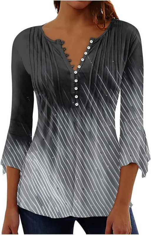 Vieneilis laisvas moteriškas tiesioginės didmeninės prekybos tendencija 3D skaitmeninio spausdinimo mados moteriškas V formos iškirptės puskardiganas