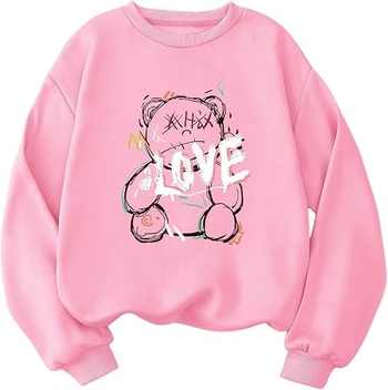 Női mintás hosszú ujjú pulóver