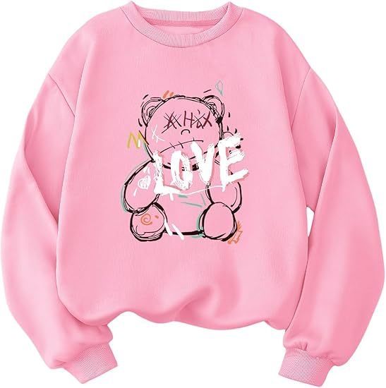 Női mintás hosszú ujjú pulóver