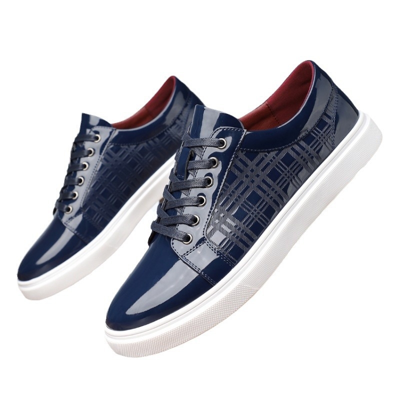 Férfi hivatalos, divatos, hegyes szárú, lakkbőr, alacsony szárú, üzleti, alkalmi, férfi cipők, 39-48-as pántos, fényes, üzleti cipők