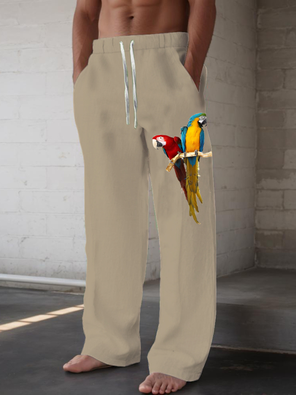 2024-es új, egyszínű, nyomtatott, lezser nadrág, utcai, divatos, széles szárú, hip-hop nadrág