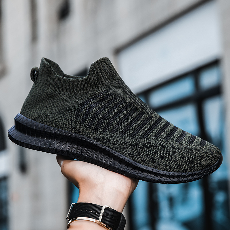 Férfi cipők nyári könnyű sport hétköznapi vékony repülő szőtt férfi szövetcipő 2023 őszi nagyméretű cipők határokon átnyúló nagykereskedelem