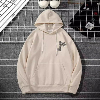 Мъжки суитшърт с качулка и мотив на Y2K от Amazon AliExpress COZYEASE 2024, голям ретро размер