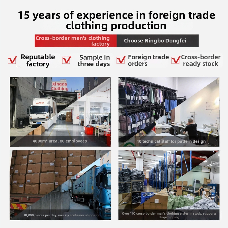 Pánske oblečenie Cross-Border Amazon American Retro Heavyweight Jesenná mikina s dlhým rukávom, klopou a polovičným zipsom