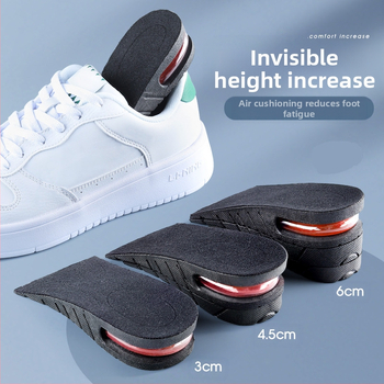 Sisemine kõrgendatud sisetald meestele ja naistele Nähtamatu spordiala pehme põhi Mugav lööke neelav õhkpadi Kõrgendav matt Täispadi Superpehme kõrgendav sisetald