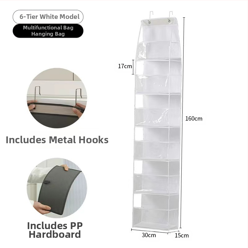 Uksekottide hoiustamine Riputatav kott Mänguasjade riputatav hoiustamine Riputatav kott Kosmeetika Tolmukindel hoiustamine Viimistlus