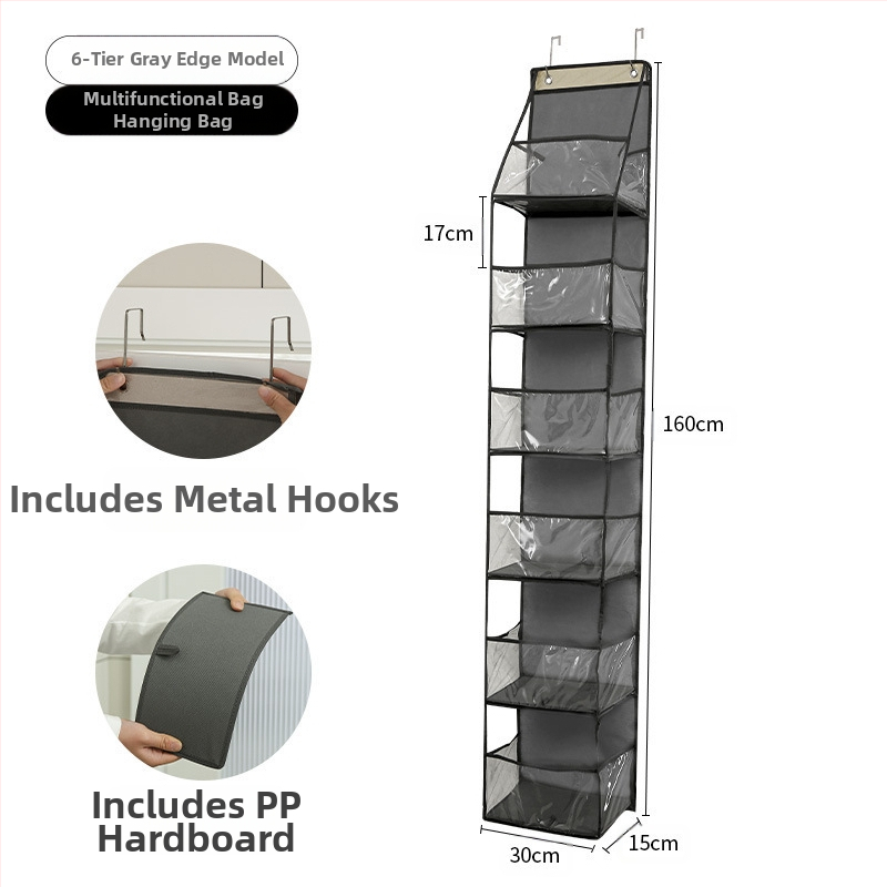 Uksekottide hoiustamine Riputatav kott Mänguasjade riputatav hoiustamine Riputatav kott Kosmeetika Tolmukindel hoiustamine Viimistlus