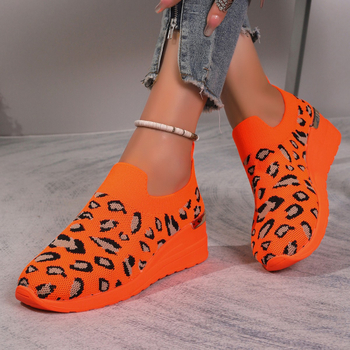 Pantofi de damă de mărime plus pentru comerț exterior 2024 primăvara și toamna noi cu cap rotund, pantofi de damă la modă, pantofi sport casual cu plasă țesută