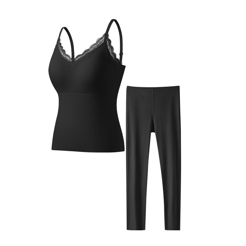 Šilta moteriška vientisa besiūlė apatinė liemenė su krūtinės įdėklu. Rudens ir žiemos lengvi, push-up stiliaus, ploni apatiniai marškinėliai.