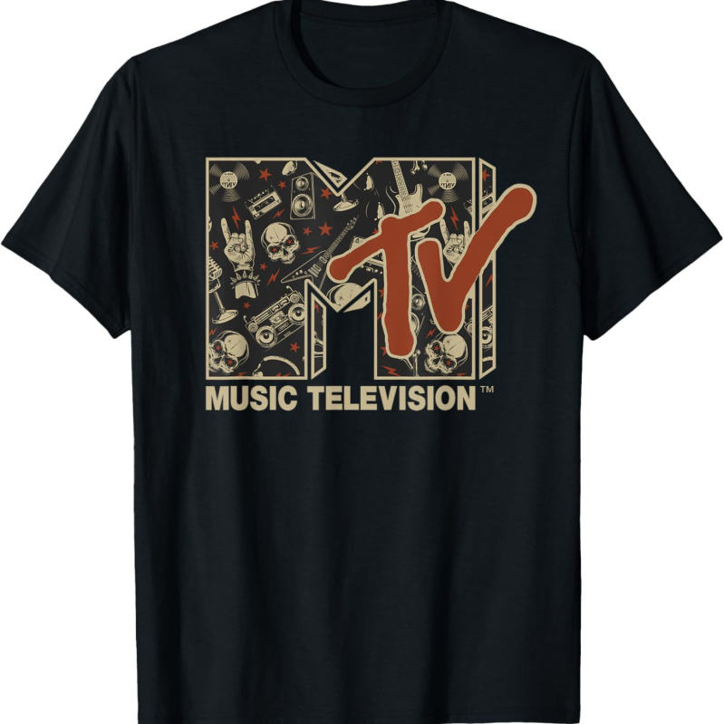 Mtv rokenrolo muzika, sunkusis metalas, kaukolės gitara, vintažinė