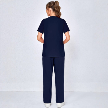 Stomatoloģiskās slimnīcas ārsta uniforma ar īsām piedurknēm, daudzkrāsains, pēc izvēles ķirurģiskais apģērbs, elastīgs, ātri žūstošs medmāsas apģērbs vairumtirdzniecībā.