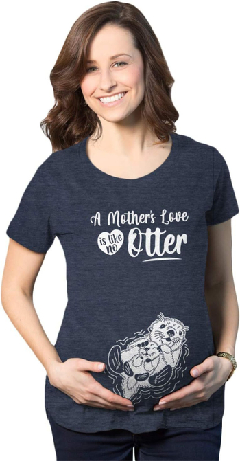 Európai méretű pamut vicces kismama pólók terhes nőknek sarkúval