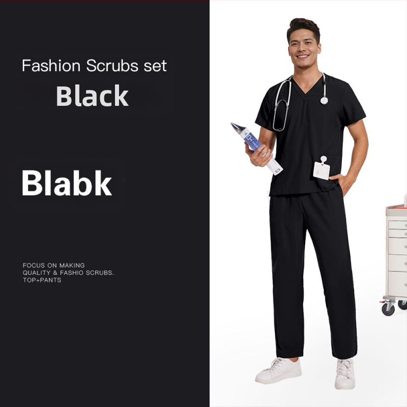 Meeste ja naiste samad elastsed kiiresti kuivavad õhukesed lihtsad sirged püksid ilusalongi hambakliiniku tööriided käsitsi pestavad riided