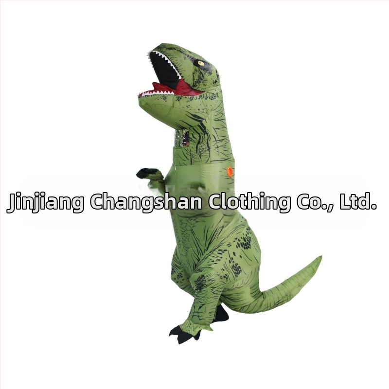 Helovīna T-Rex reālistiski smieklīgi dinozauru piepūšamie apģērbi svētku ballīte smieklīga šova dinozauru apģērbu kleita