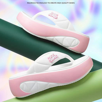 2024 Αίσθηση Πυκνότητας Πάτου με Ανυψωμένο Κλιπ Eva, Γυναικείες Παντόφλες Καλοκαιρινές Παντόφλες Εξωτερική Ρούχα Υψηλή Ραπτική Χονδρική