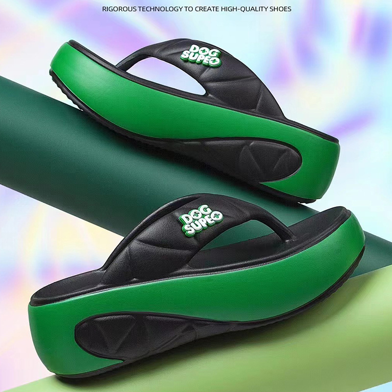 2024-es vastag aljú, megemelt eva klipszes papucs, női nyári papucs, külső ruházat, divatos nagykereskedelem