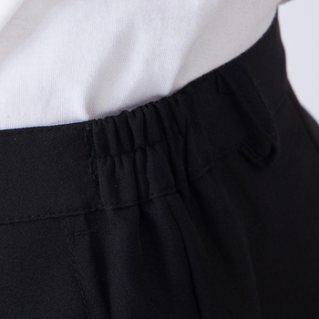 Viesnīcas numura apkalpotāja kombinezona bikses, elastīga jostasvieta, taisnas bikses, īpašuma uzkopšanas bikses, sieviešu ēdināšanas bikses