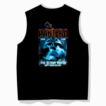 Férfi derékpántos póló, határokon átnyúló Pantera Pandora Rock Diablo Retro Classic Album Surrounding