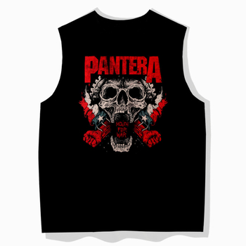 Férfi derékpántos póló, határokon átnyúló Pantera Pandora Rock Diablo Retro Classic Album Surrounding