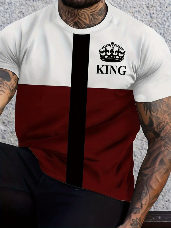 temu tengerentúli raktár nyári férfi új rövid ujjú póló 3D digitális nyomtatás strand