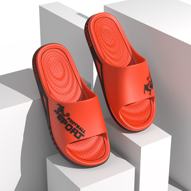 plus size papucsok férfi nyári divatos kimenő viselet beltéri háztartási kopásálló koreai stílusú egyszavas csúszásgátló sportpapucsok