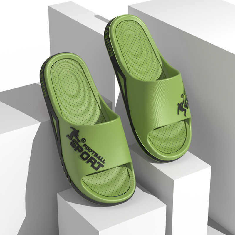 plus size papucsok férfi nyári divatos kimenő viselet beltéri háztartási kopásálló koreai stílusú egyszavas csúszásgátló sportpapucsok