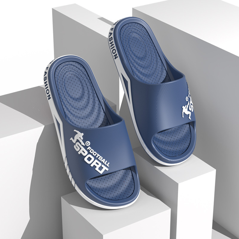 plus size papucsok férfi nyári divatos kimenő viselet beltéri háztartási kopásálló koreai stílusú egyszavas csúszásgátló sportpapucsok