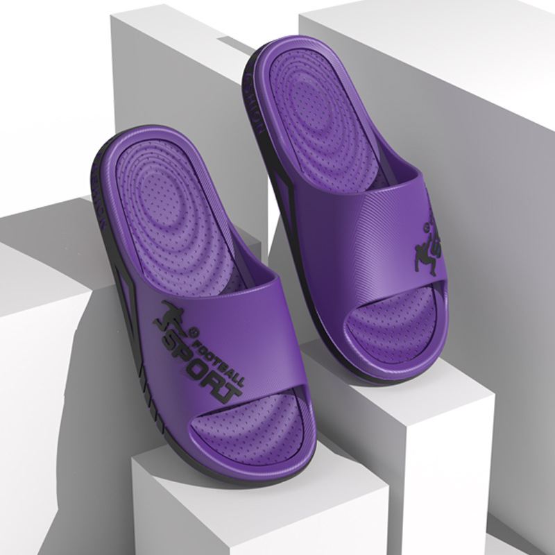 plus size papucsok férfi nyári divatos kimenő viselet beltéri háztartási kopásálló koreai stílusú egyszavas csúszásgátló sportpapucsok