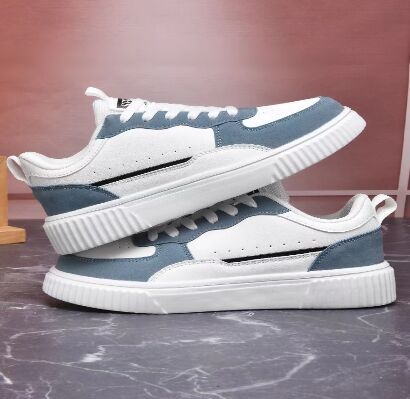 Határokon átnyúló új páros deszkás cipők lélegző, minden mérkőzéshez megfelelő fehér cipők férfi diákok koreai stílusú alkalmi cipő női platform deszkás cipők