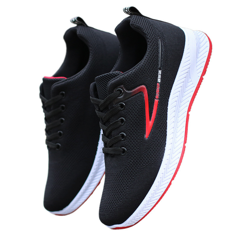 2025-ös férfi tavaszi cipő, új, lélegző, könnyű, szőtt hálós cipő, dezodoráló futócipő