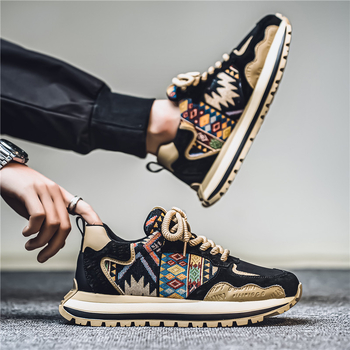 Trendi márka 2024 őszi új divatos, minden mérkőzésre alkalmas sport- és szabadidős cipő, kényelmes, vastag talpú, fokozott csúszásgátló, kopásálló, divatos cipő