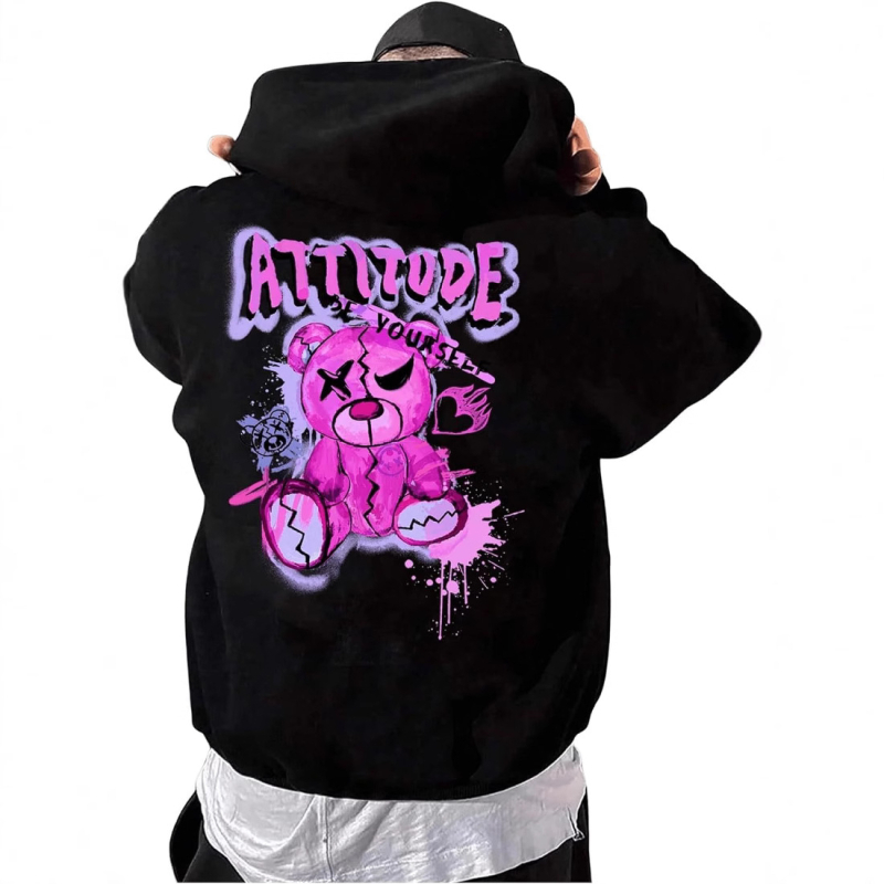 2024-es őszi és téli ruházati kollekció, férfi és női kapucnis pulóverek