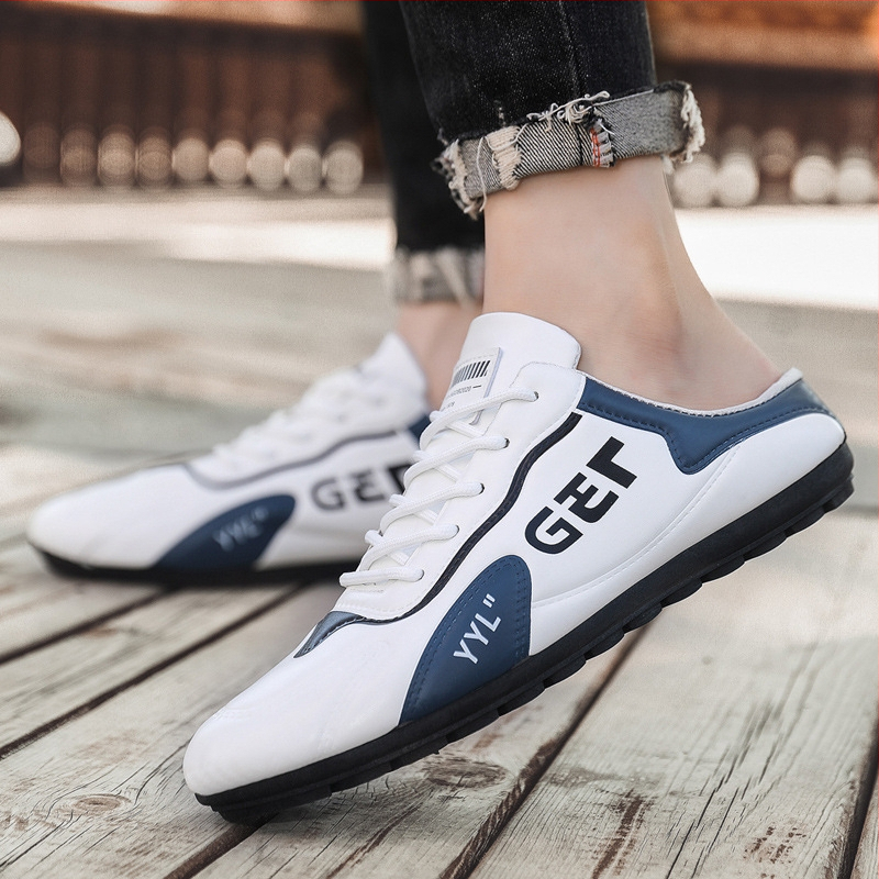 Nové pánske topánky zo zahraničného obchodu, ležérne topánky, módne športové topánky na doske, pánske nazúvacie topánky na ležérne nosenie, módne topánky Doudou