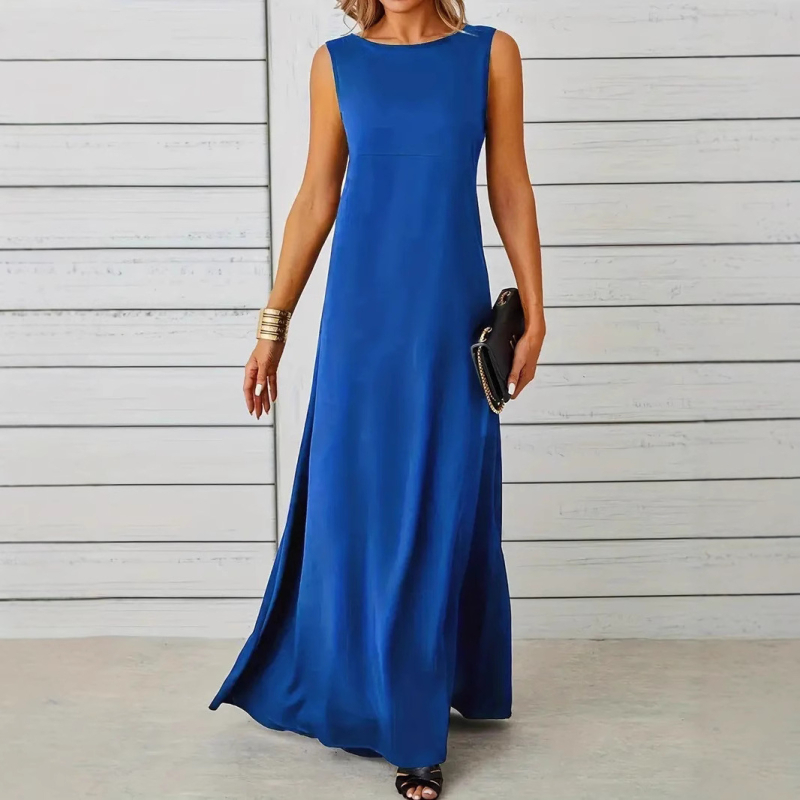 Europa i Sjedinjene Države prekogranična vanjska trgovina Amazon AliExpress proljetna i jesenska ženska seksi jednobojna duga haljina prsluk