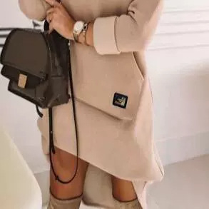 Нов европейски и американски износ Aliexpress Amazon горещо продаван суитшърт с качулка и средна дължина