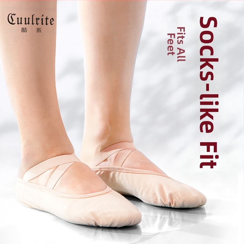 Дамски обувки за танци с меко дъно, еластични, без връзки, детски, дамски обувки за йога, обувки за китайски танци с котешки нокти