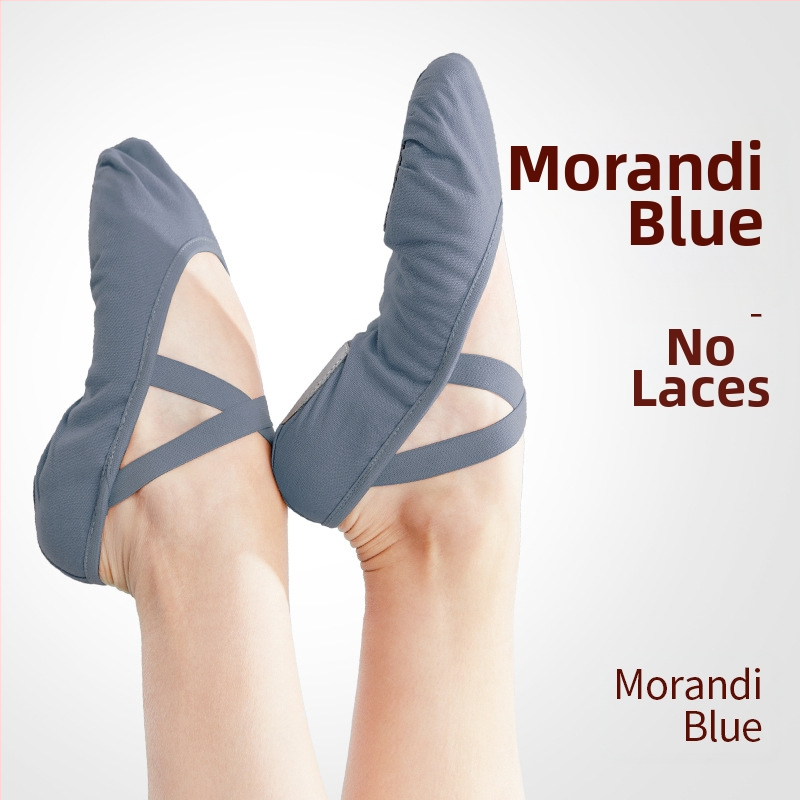 Šokių bateliai moterims minkštu padu, sportiniai bateliai be raištelių, tamprūs, vaikiški moteriški jogos bateliai, kūno formos kiniški šokių bateliai, katės letenėlės formos bateliai