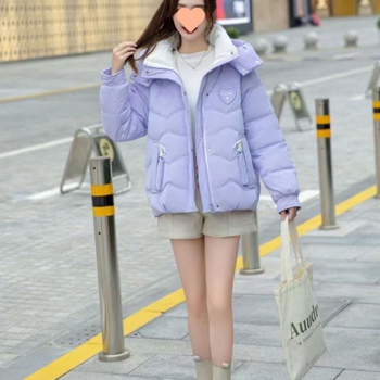 Γυναικείο μπουφάν χωρίς πλύσιμο 2024, νέο, χαλαρό, παχύ, ζεστό, μπουφάν Love Styline Young με πούπουλα