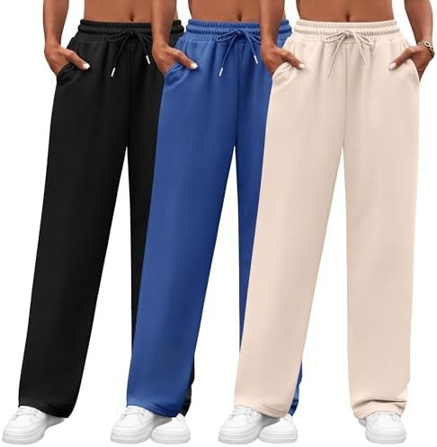 Határokon átnyúló Amazon 2025 európai és amerikai divatos jóganadrág új, egyszínű, lezser, laza polár, magas derekú, hosszú melegítőnadrág