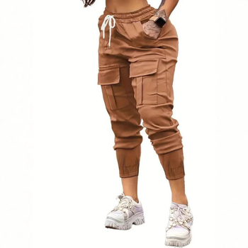 Európai és amerikai, határokon átnyúló, népszerű, nagy méretű női nadrág, alkalmi overall, divatos és sokoldalú, húzózsinóros, flip-flap zsebes nadrág, közvetlen gyári beszerzés