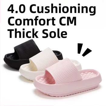 4 cm vastag aljú bebújós papucs, női, határokon átnyúló, exkluzív, puha aljú, EVA, plus size papucs, otthoni pároknak való szandál, nagykereskedelem