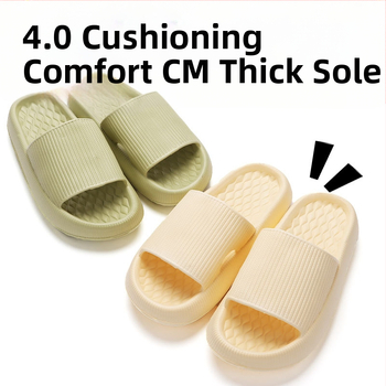 4 cm vastag aljú bebújós papucs, női, határokon átnyúló, exkluzív, puha aljú, EVA, plus size papucs, otthoni pároknak való szandál, nagykereskedelem