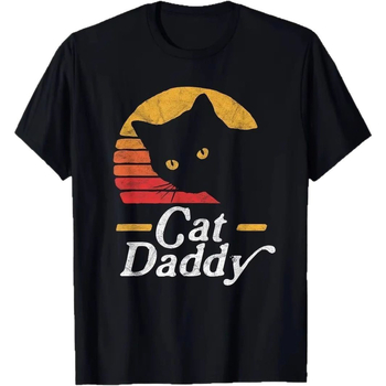 200g-os rövid ujjú, kerek nyakú póló, éjszakai égbolttal, csillagokkal, Van Gogh macskamintával, logóval ellátható