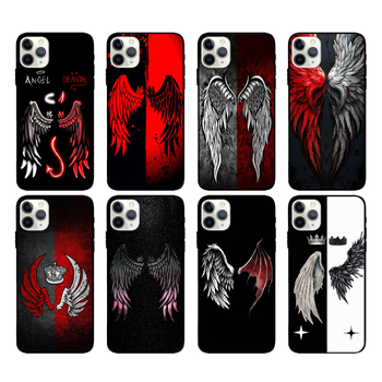 16. Pārrobežu matēts tālruņa maciņš ar eņģeļa spārniem iPhone 15Pro Max apvalkam 13. Kritienizturīgs mīkstais maciņš 14.