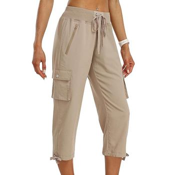Európai és amerikai női cargo nadrágok Laza, hétköznapi hegymászó nadrágok Könnyű utazó női nyári nadrágok Amazon