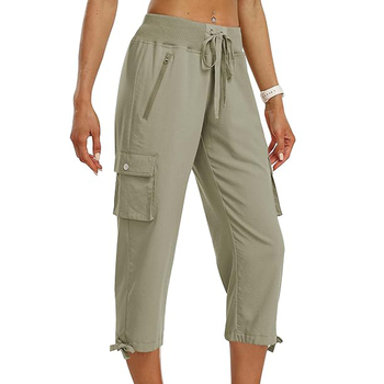 Európai és amerikai női cargo nadrágok Laza, hétköznapi hegymászó nadrágok Könnyű utazó női nyári nadrágok Amazon