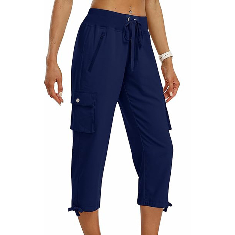 Európai és amerikai női cargo nadrágok Laza, hétköznapi hegymászó nadrágok Könnyű utazó női nyári nadrágok Amazon